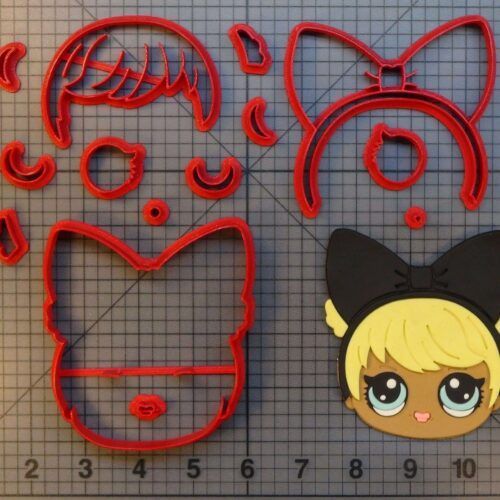 LOL Surprise Dolls - Curious QT 266-A759 Cookie Cutter Set (4 inch)