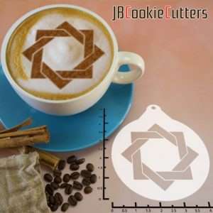 Linked Cubes 263-059 Latte Art Stencil