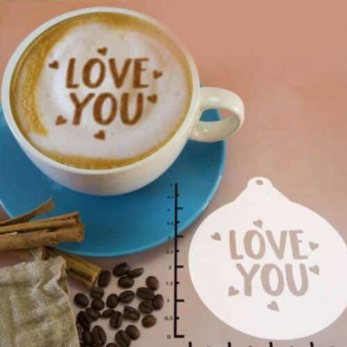 Love You 263-092 Latte Art Stencil