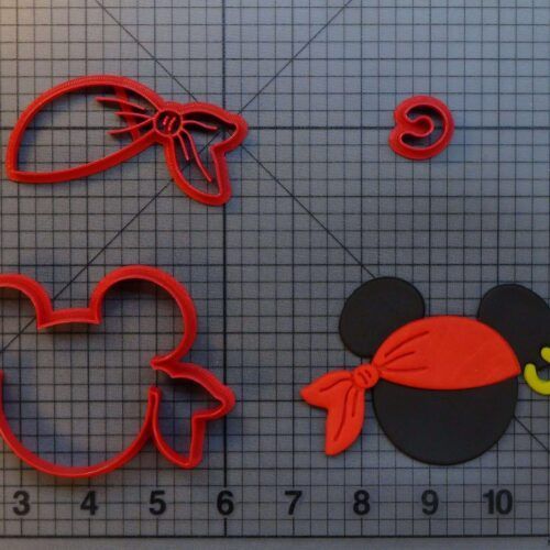 Mickey Mouse Pirate 266-A892 Cookie Cutter Set