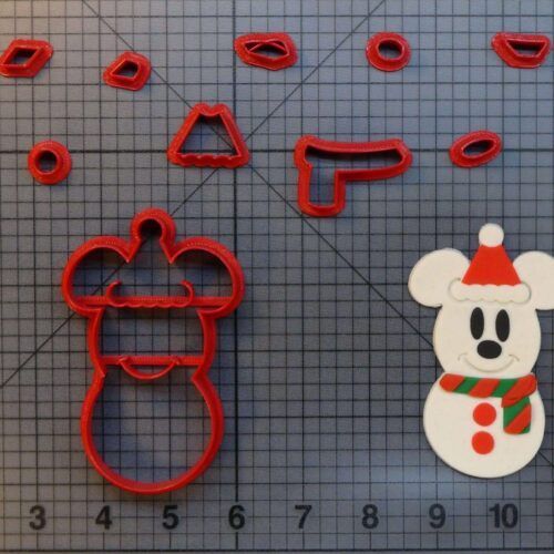 Mickey Mouse Snowman 266-A886 Cookie Cutter Set