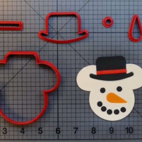 Mickey Mouse Snowman 266-A893 Cookie Cutter Set