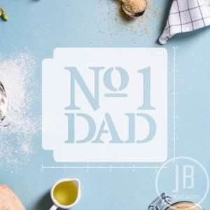 Number One Dad 783-A467 Stencil