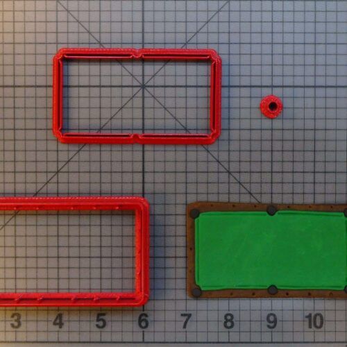 Pool Table 266-A636 Cookie Cutter Set