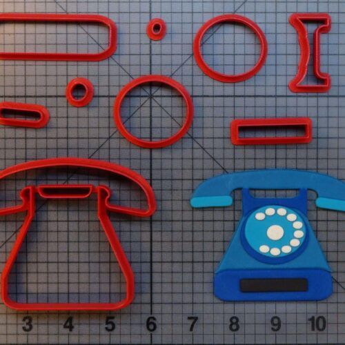 Rotary Phone 266-A854 Cookie Cutter Set