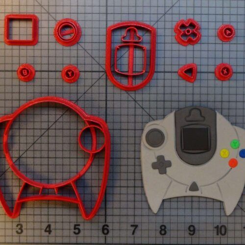 Sega Dreamcast Controller 266-A807 Cookie Cutter Set
