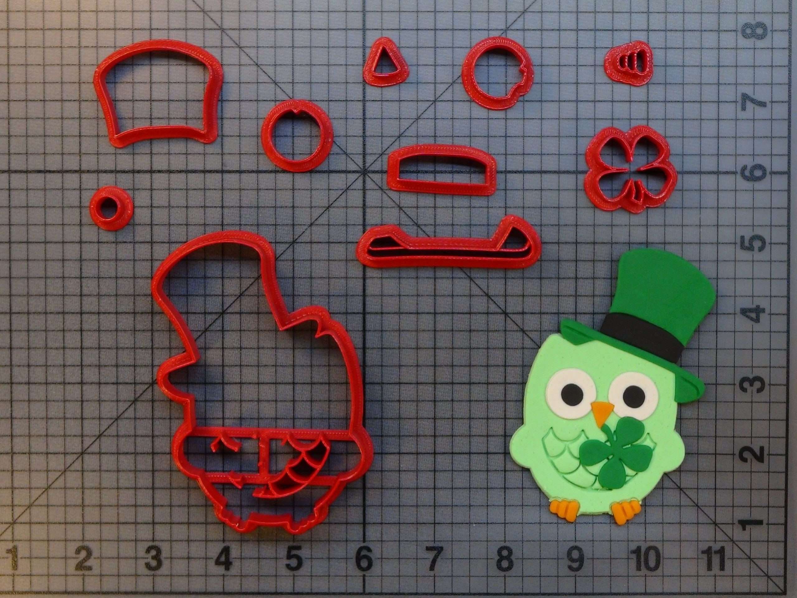 St. Patricks Day Owl 266-A817 Set