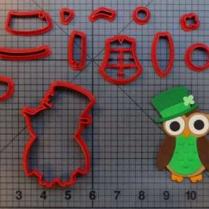 St. Patrick's Day Owl 266-A818 Cookie Cutter Set