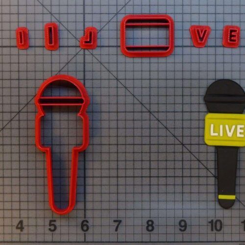 TV Microphone 266-A767 Cookie Cutter Set