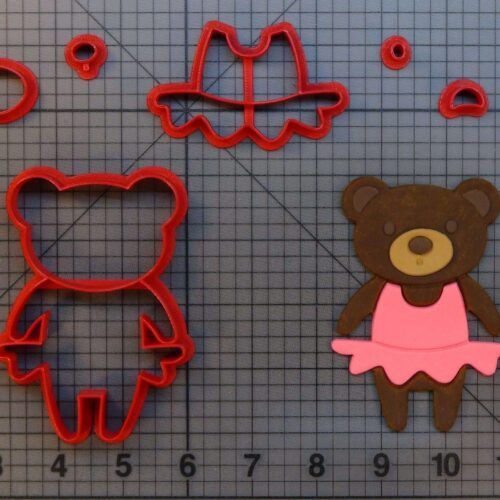 Teddybear Tutu 266-A796 Cookie Cutter Set
