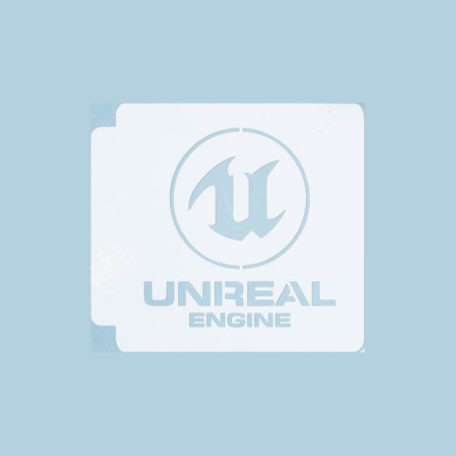 Unreal Engine Logo 783-A592 Stencil