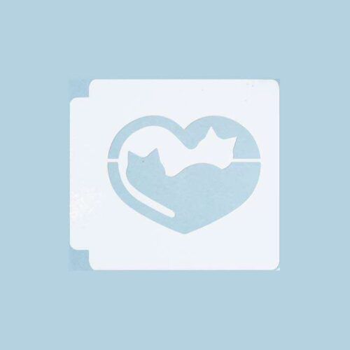 Cat Heart 783-A723 Stencil