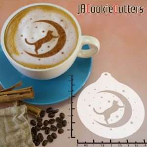 Cat Moon 263-131 Latte Art Stencil