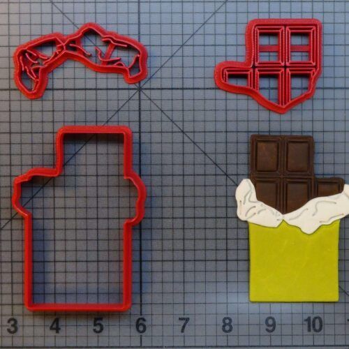 Chocolate Bar 266-A934 Cookie Cutter Set
