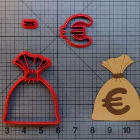 Euro Money Bag 266-A916 Cookie Cutter Set