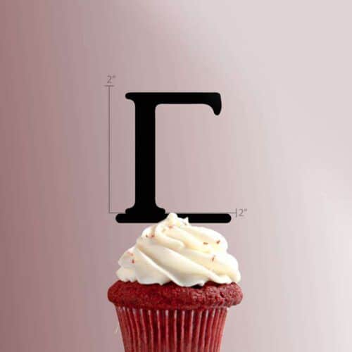 Greek Alphabet Gamma 228-067 Cupcake Topper