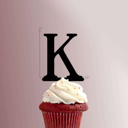 Greek Alphabet Kappa 228-068 Cupcake Topper