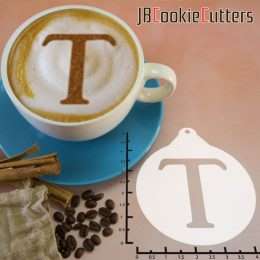 Greek Alphabet Tau 263-115 Latte Art Stencil