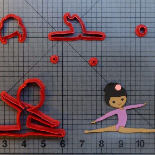 Gymnast 266-A924 Cookie Cutter Set