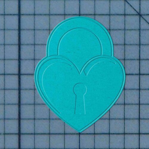 Heart Lock 227-741 Cookie Cutter and Stamp