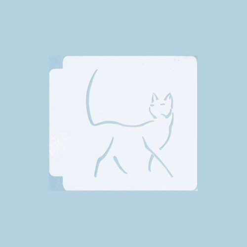Line Drawing Cat 783-A722 Stencil