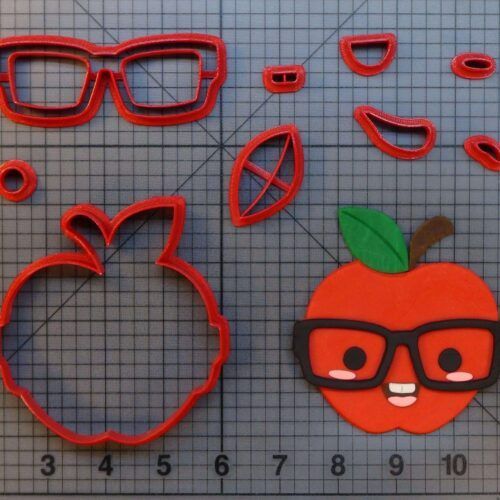 Nerdy Apple 266-A963 Cookie Cutter Set