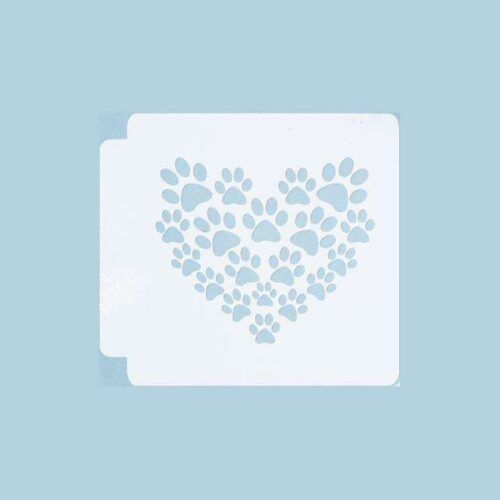 Paw Heart 783-A719 Stencil