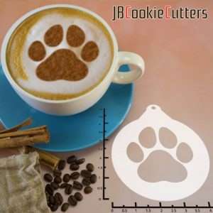 Paw Print 263-123 Latte Art Stencil