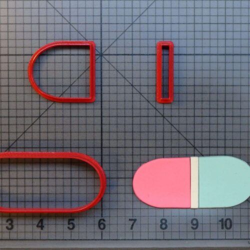 Pill 266-A935 Cookie Cutter Set