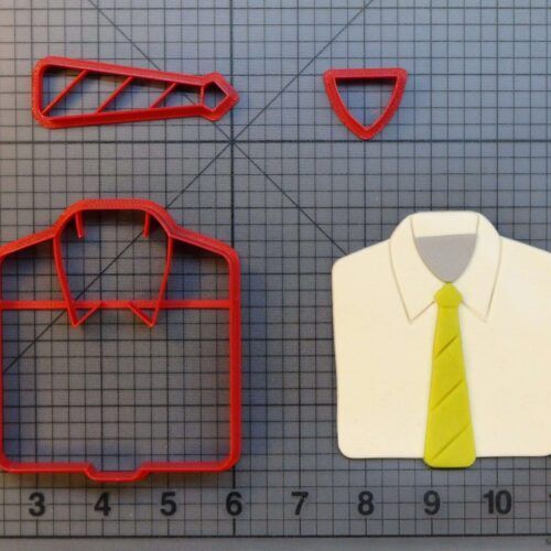 Shirt and Tie 266-A974 Cookie Cutter Set