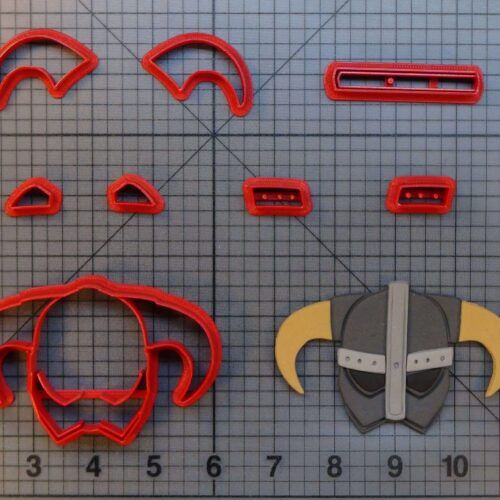 Skyrim - Iron Helmet 266-A938 Cookie Cutter Set