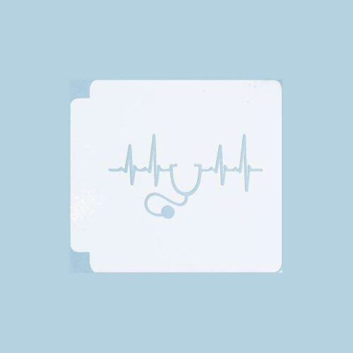 Stethescope Pulse 783-A686 Stencil