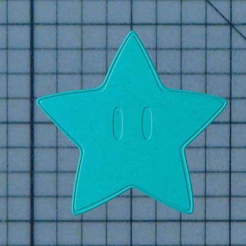 Super Mario - Star 227-278 Cookie Cutter and Stamp