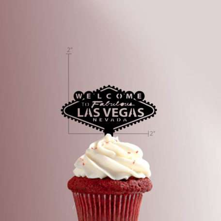 Welcome to Fabulous Las Vegas 228-106 Cupcake Topper