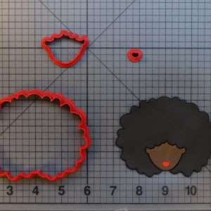 Afro Girl 266-B059 Cookie Cutter Set