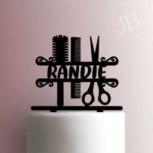 Custom Hairstylist 225-640 Cake Topper