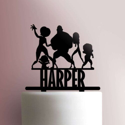 Custom The Incredibles 225-651 Cake Topper