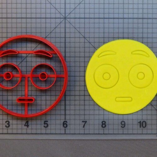 Flushed Face Emoji 266-B104 Cookie Cutter
