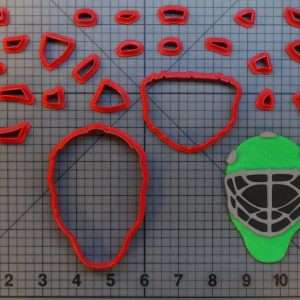 Hockey Goalie Helmet 266-A977 Cookie Cutter Set
