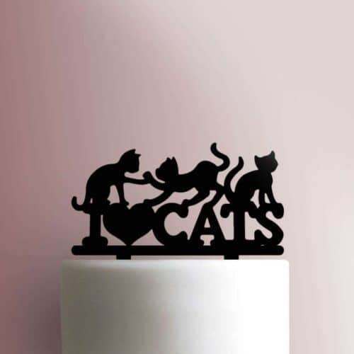 I Love Cats 225-637 Cake Topper
