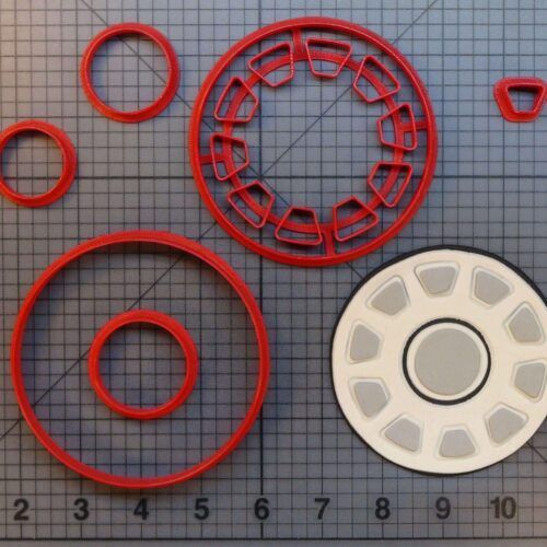 Iron Man - Arc Reactor 266-B084 Cookie Cutter Set