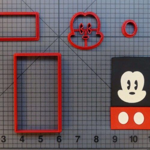 Mickey Mouse Bar 266-B117 Cookie Cutter Set