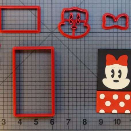 Minnie Mouse Bar 266-B118 Cookie Cutter Set