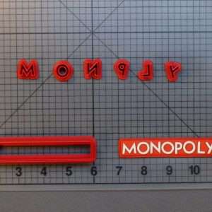 Monopoly Logo 266-B041 Cookie Cutter Set