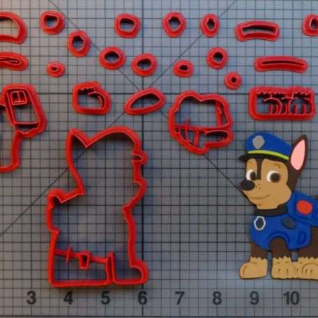 Paw Patrol - Chase 266-B017 Cookie Cutter Set
