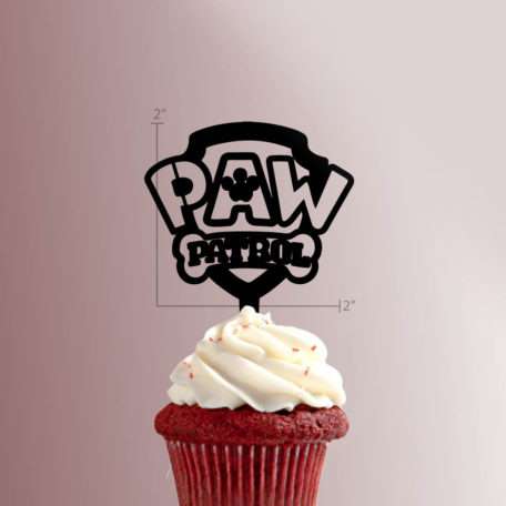 Paw Patrol Logo 228-125 Cupcake Topper