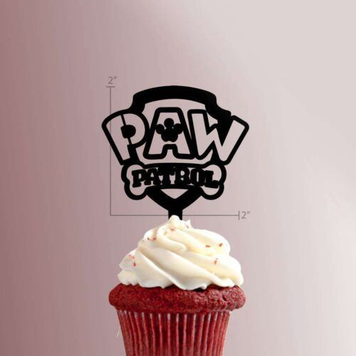Paw Patrol Logo 228-125 Cupcake Topper