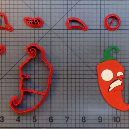 Plants Vs Zombies - Jalapeno 266-B058 Cookie Cutter Set