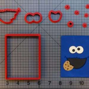 Sesame Street - Cookie Monster Bar 266-B123 Cookie Cutter Set