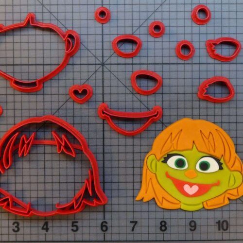 Sesame Street - Julia 266-B100 Cookie Cutter Set